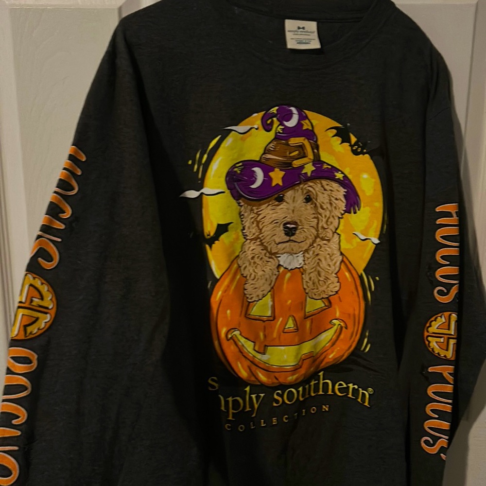 Simply Southern Halloween shirt medium